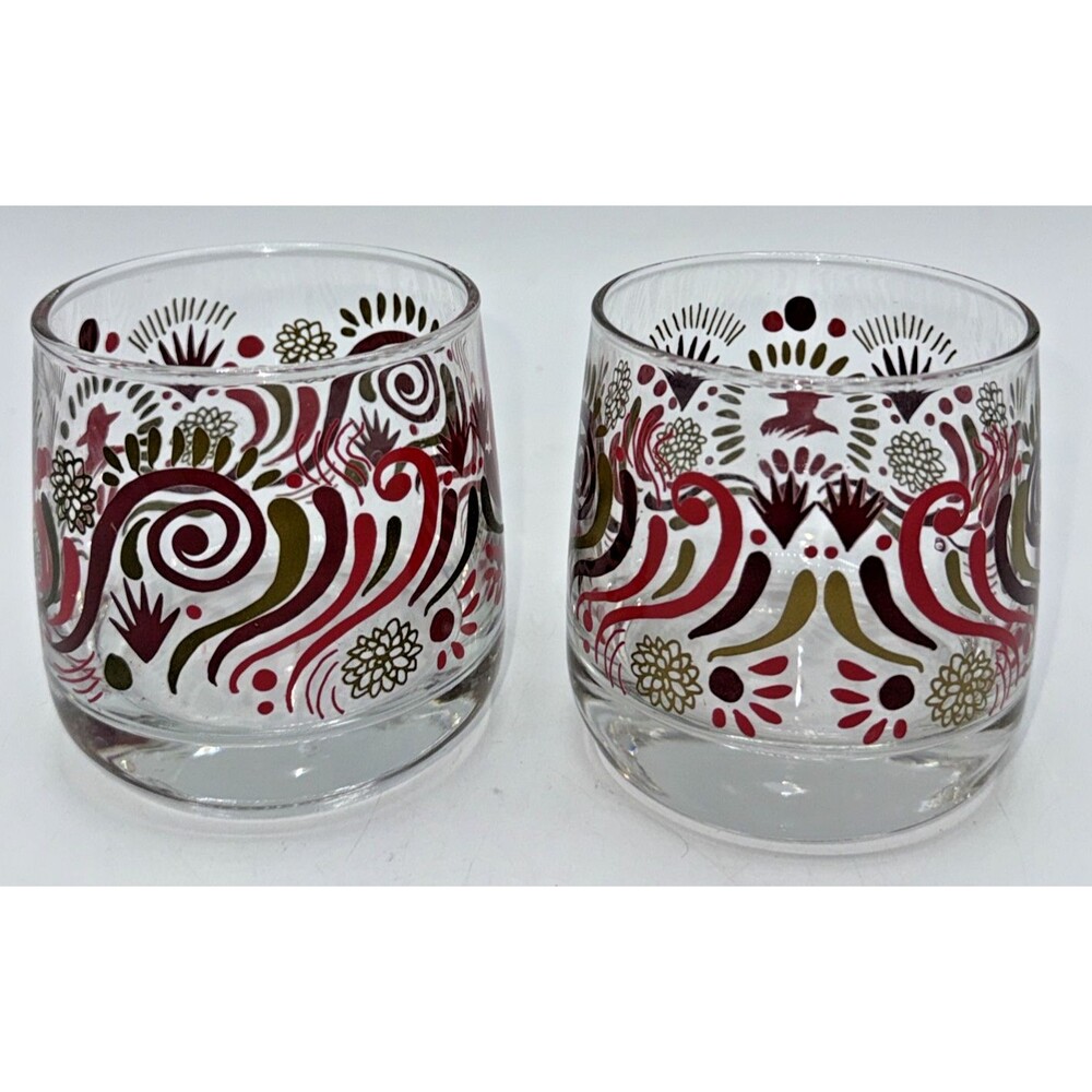 Don Julio Artist Collection Lowball Cocktail Glasses By Claudio Limon Set of 2